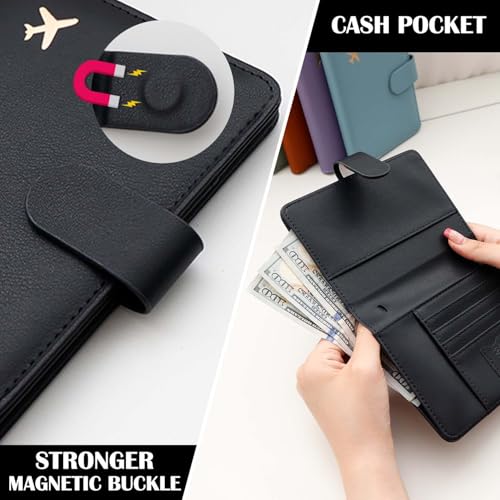 Premium Leather Passport Holder Covers Case
