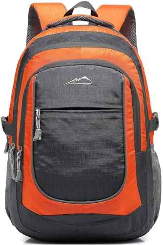 Backpack Bookbag for College Sturdy Travel Business Hiking Fit Laptop Up to 15.6 Inch Multi Compartment Gifts for Men Women Night Light Reflective