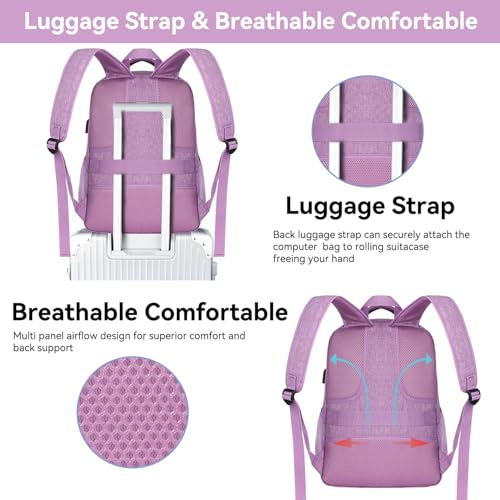 15.6 Inch Travel Laptop Backpack with USB Port
