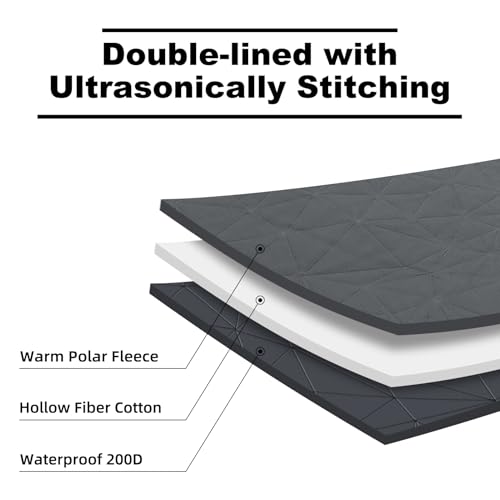 Large Waterproof Outdoor Blanket Thick Fleece 80" x 58"