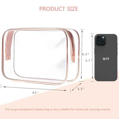 Clear Toiletry Bag (2 Count)