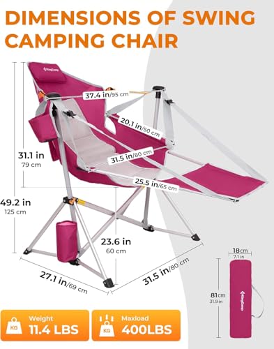 Hammock Chair with Footrest