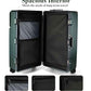 Super Large Aluminum Frame Zipperless Checked Luggage Front Pocket