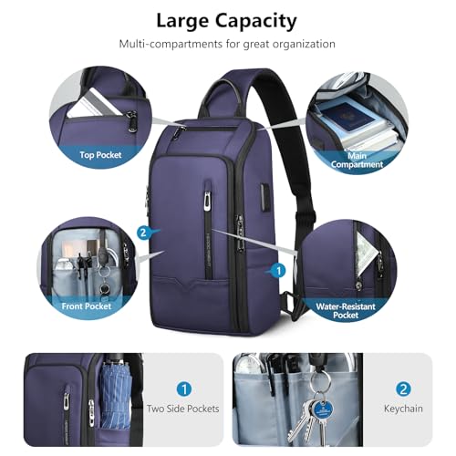 Crossbody Sling Bag for Men