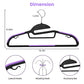 Plastic Hangers 50 Pack with Non (50 Count)