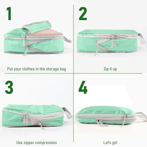 6 Set Compression Packing Cubes