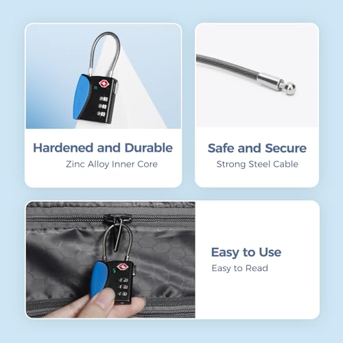 TSA Approved Travel Luggage Locks