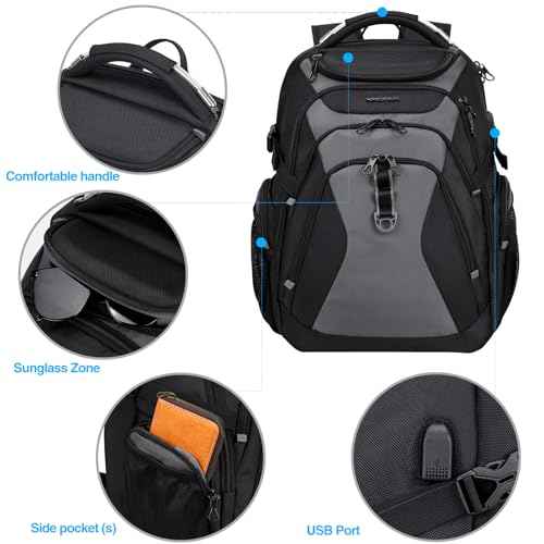 Laptop Backpack 18.4 Inch XXXL Computer Backpack for Men