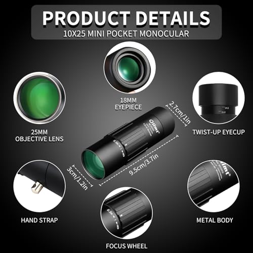 10x25 Monocular Telescope