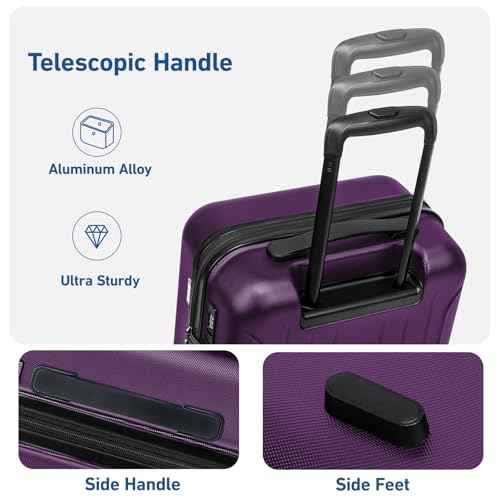 Luggage Sets 2 Piece Hardshell Suitcase (2 Count)