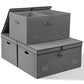 75 Quarts Extra Large Decorative Storage Bins with Lids (3 Count)