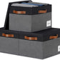 Large Storage Bins with Lids (3 Count)