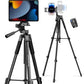 Phone Tripod 67" Camera Tripod Stand for iPhone iPad