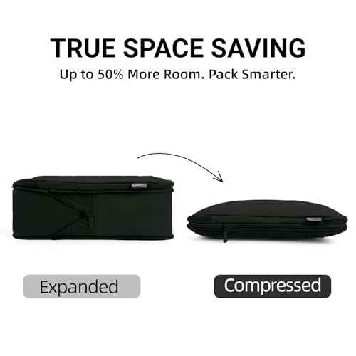 4 Piece Compression Packing Cubes for 3 (4 Count)
