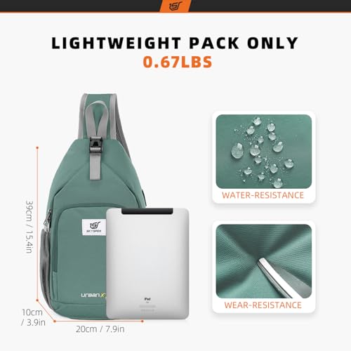 Sling Bag RFID Crossbody Sling Backpack Cross Body Shoulder Bag Travel Hiking Daypack for Women Men