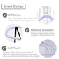 Velvet Hangers 50 Pack Non Slip Light Purple Rose Gold Hooks (50 Count)