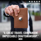 Passport with AirTag Holder Wallet