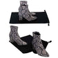 Cloth Bags Black Duster Flannel Boot Storage with Drawstring Closure (2 Count)
