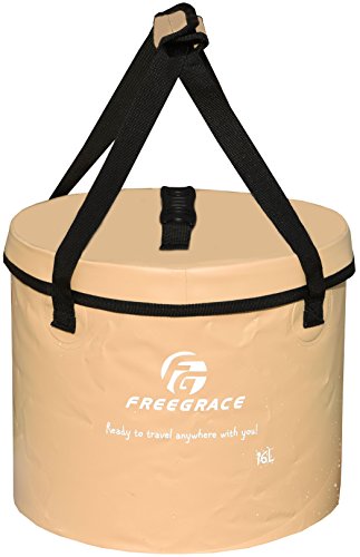 Collapsible Bucket with Mesh Tool Pocket