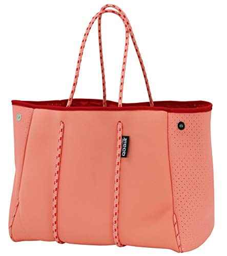 Neoprene Multipurpose Beach Bag Tote with Inner Zipper Pocket