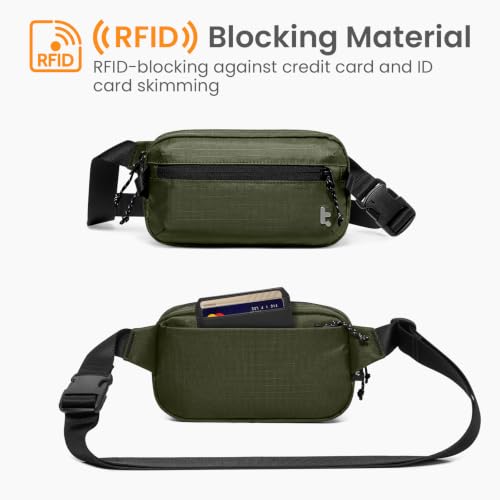 1.5L Sling Bag with RFID Blocking Crossbody Chest Pack for Men Women