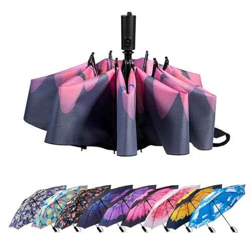 Umbrella Compact Inverted Folding Umbrellas Auto Open Auto Close
