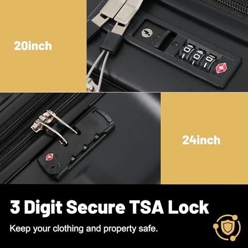 Luggage Sets Front Opening (3 Count)