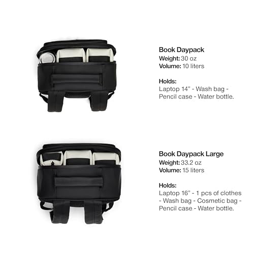 Book Daypack Large Waterproof Laptop Backpack for Men
