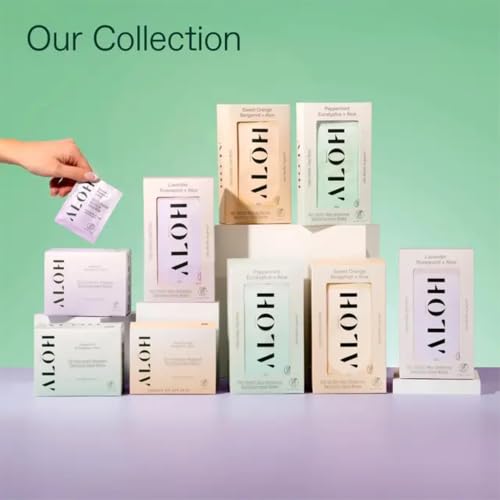 ALŌH Lavender Rosewood + Aloe Hand Sanitizer Wipes (120 Count)