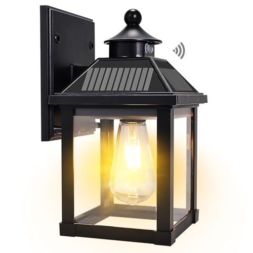 Solar Porch Lights with 3 Modes & Motion Sensor