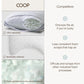 Eden Cut Out Bed Pillow for Side Sleepers