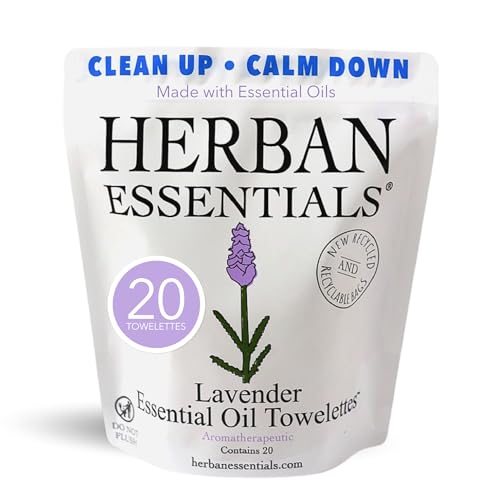 Lavender Wipes & Towelettes (20 Count)