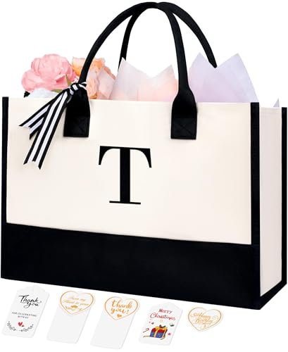 Initial Tote Bag