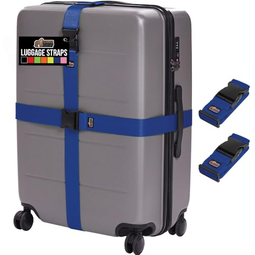 Heavy Duty Luggage Straps for Suitcase (2 Count)