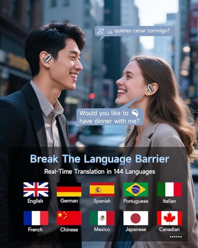 AI Translation Earbuds Real Time (2 Count)