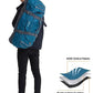 Sports Gym Duffel Backpack Large Weekender Bag Dark Teal 80L