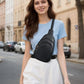 Crossbody Bags for Women Leather Sling Bag for Woman Travel Black