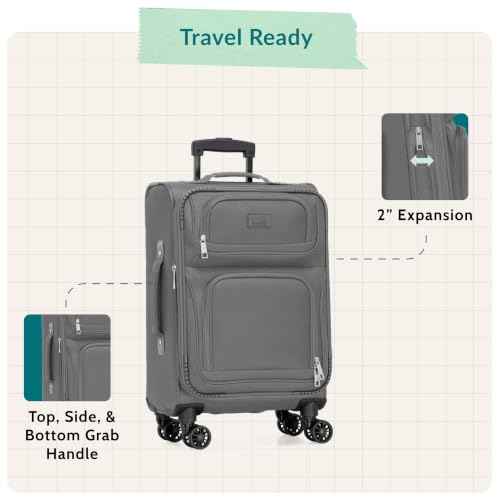 Rio Lightweight Softside Rolling Carry