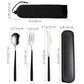 3 Piece Portable Travel Utensils Set with Case 18 (3 Count)