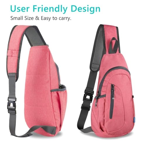 Small Sling Bag Lightweight Crossbody Bag for Women Men Hiking Backpack Travel Shoulder Bags Chest Daypack for Gym Work Casual Cycling Sports Z1