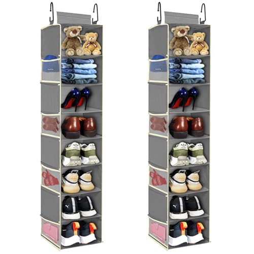 2 Pack Large Sized Hanging Shoe Organizer 8