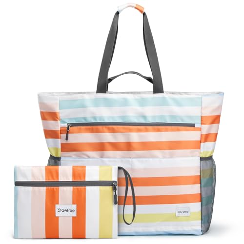 Beach Bag Waterproof Sandproof Large Capacity Foldable for Women