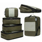 6 Pack Large Compression Packing Cubes for Travel (6 Count)