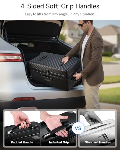 Expandable Trunk Checked Suitcase
