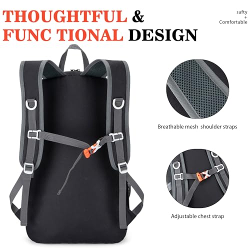 35L Ultra Lightweight Foldable Packable Hiking Backpack