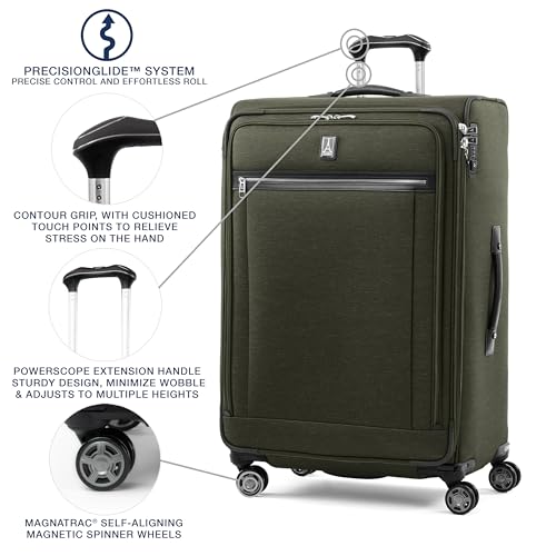 Platinum Elite Checked Luggage Spinner