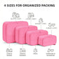 4 Piece Compression Packing Cubes for 3 (4 Count)
