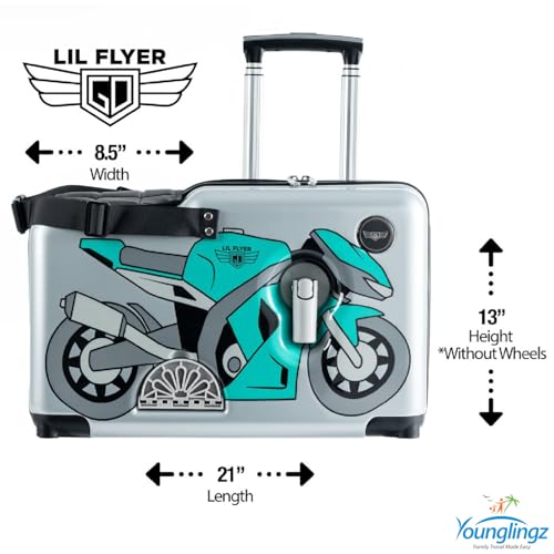 LIL FLYER GO Version 2 Ride On Suitcase for Kids