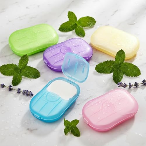 5 Boxes 500 Sheets Disposable Soap Paper Hand Cleaner Fragrance Mini Color Soap Paper for school Indoor (500 Count)