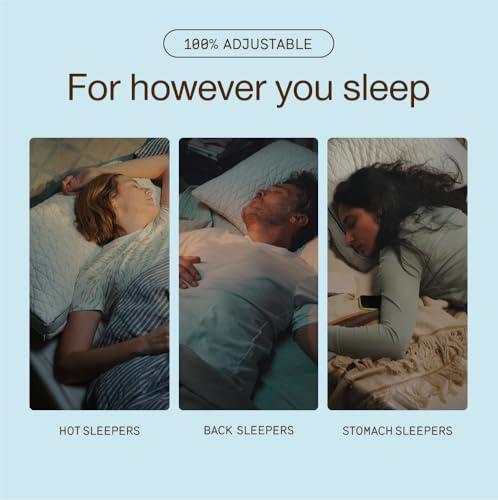 Eden Bed Pillow Queen Size for Sleeping on Back